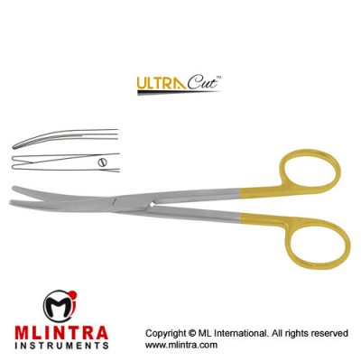 UltraCut™ TC Lexer Dissecting Scissor Curved Stainless Steel, 16 cm - 6 1/4"